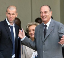 Zidane "triste" pour Chirac, "Président de tous les sportifs"