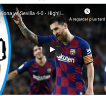 VIDEO - Ваrсеlоnа vs Sеvilla 4-0 - (Résumé, Temps forts, buts) HD