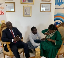 IMAGES: Les coulisses de l'enregistrement avec le président Mbagnick Diop avec une télévision international Label TV pour les ALA 2019.