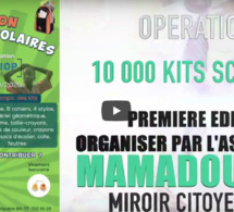 OEUVRES SOCIALES: L'association feu Mamadou Diop, Miroir Citoyenneté distribue 10 000 Kits Scolaires.