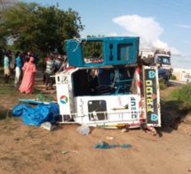 Khelcom Birane: Un car en provenance de Gambie se renverse et fait un mort