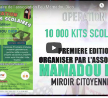 OEUVRES SOCIALES: L'association Feu Mamadou Diop, Miroir Citoyenneté Distribue 10 000 Kits Scolaires.