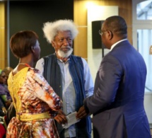 Photo : Le Président Macky Sall en compagnie de Wole Soyinka et du Secrétaire générale de l’Organisation internationale de la francophonie