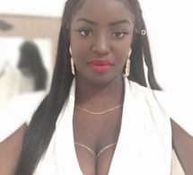L'actrice Kiné Guéye rayonnante le jour de son anniversaire.