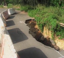 Alerte- Effondrement de la Corniche Est : Un risque d’avoir une rupture totale de la voie