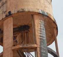 Malem Hodar, un château d'eau risque de s'effondrer sur les élèves