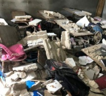 "Les filaos": Les images insoutenables de l'effondrement de la dalle sur les élèves