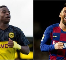 Lionel Messi surprend le jeune camerounais Moukoko avec un cadeau d’anniversaire. Ce dernier réagit !