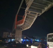 Urgent: Un camion en surcharge endommage le pont piéton de Sicap Mbao