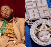 Davido débourse 410 000 dollars pour un collier en diamants pour son fils (photos)