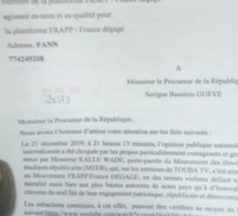 Affaire du MEER: Voici la plainte du « FRAPP France dégage »