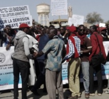 Marche du collectif des enseignants de la Fastef: les manifestants exigent le recrutement de 150 professeurs