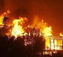 Kaffrine: 13 abris provisoires ravagés par un incendie, 800 élèves dans la rue