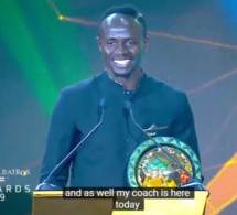 CAF Awards 2019 : Sadio Mané élu meilleur joueur africain de l’année, Les premiers mots de Sadio