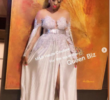 La robe chic de Queen Biz qui illumine la toile