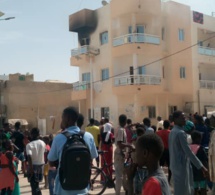 Médina Baye: La radio Baye Fm prend feu (photos)