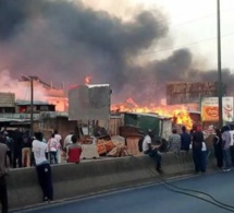 Urgent : Le parc Lambaye de Pikine prend « encore » feu!