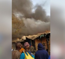 Dernière minute: Nouvel incendie au marché Petersen de Dakar