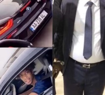 Incroyable – Badou Diao, fils de Mame Boye Diao : Dg impôts, au volant de la voiture que le Faramaren Waly Seck lui a prêté le vendredi dernier.qui coûte des centaines de millions.Regardez