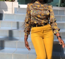 Khaadia Sy, se dévoile dans un nouveau style, tenue très classe et stylés