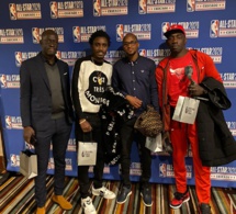 Les images de Waly Seck en compagnie de son manager, son frère Mouhamed et le snapeur Niang aux All Star  2020 à Chicago.