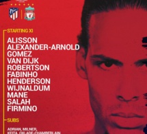 Liverpool : le onze de départ face à l’Atletico Madrid est connu