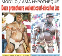 REVUE DE PRESSE: LA UNE DES QUOTIDIENS DU JOUR.