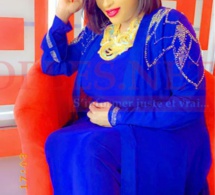 Quand la couleur bleue répond à la sublime présentatrice de la TFM, Kebs Thiam au meilleure de sa forme