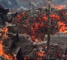 Mbeubeuss: Une plateforme réduite en cendres par un incendie