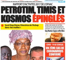 REVUE DE PRESSE: LA UNE DES QUOTIDIENS DU MERCREDI 04 MARS 2020