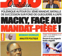 REVUE DE PRESSE LA UNE DES QUOTIDIENS DU MARDI 10 MARS 2020