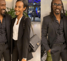 Aliou Cissé et sa fille Chelsea en toute complicité