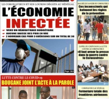 REVUE DE PRESSE: LA UNE DES QUOTIDIENS DU VENDREDI 20 MARS 2020