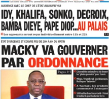 REVUE DE PRESSE: LA UNE DES QUOTIDIENS DU MARDI 24 MARS 2020