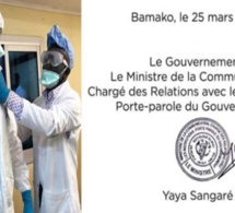 COVID-19 : Le Mali enregistre ses deux premiers cas. (DOCUMENT)