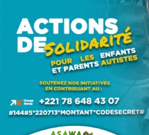 Contribution ASWA SENEGAL sur la Journée Mondiale de l'autisme