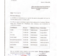 Riposte contre Covid 19- Téléthon de GFM ( Preuve des sérieux donateurs )