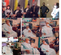 Visite du ministre de la culture et de la communication,Ablaye Diop dans les locaux de Leral TV