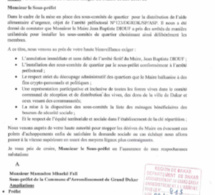 Covid-19 / Grand-Dakar – Distribution aide alimentaire : Le maire désavoué par ses administré