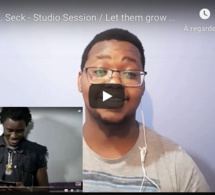 Wally B. Seck - Studio Session / Let them grow up | South African Reaction