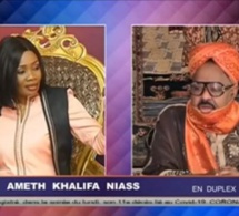 AHMED KHALIFA NIASS À MAIMOUNA NDOUR FAYE : «GUISS MBAAKH DOU TÉRÉ FOON SA DIEUKEUR, WALLA YAAW DOKKO DÉF?» (VIDEO)