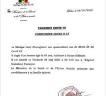 URGENT ! 14e cas de décès lié au Covid-19