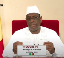 DÉCLARATION DU PRÉSIDENT MACKY SALL DANS LE CADRE DE LA LUTTE CONTRE LA MALADIE A CORONAVIRUS