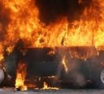Violent incendie à Touba : Quatre voitures réduites en cendres