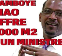 Enième $candale foncier : Voila le nom du ministre que Mama Boye Diao à offert 5000 m2 sur le littoral de Guédiawaye