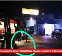 Scène ahurissante, inhumaine: démunie, sans d’argent, une femme chassée de l’hôpital Philippe M. Senghor, accouche à l’entrée de ladite structure
