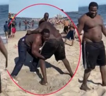 Regardez la chute spectaculaire de Gouye Gui face à Abdou Diouf aux Etats-Unis
