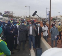 Circulation de l’auto-pont Saint Lazare : Oumar Youm à la Cérémonie d’ouverture…(photos)