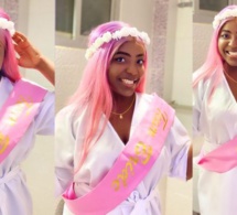 l’actrice Maman “Un Café Avec” s’affiche $exy et rayonnante dans un « Bride To Be »