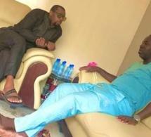 Henry Camara rend visite à Moussa Ndiaye , pour lui présenter ses condoléances suite au décès de sa fille